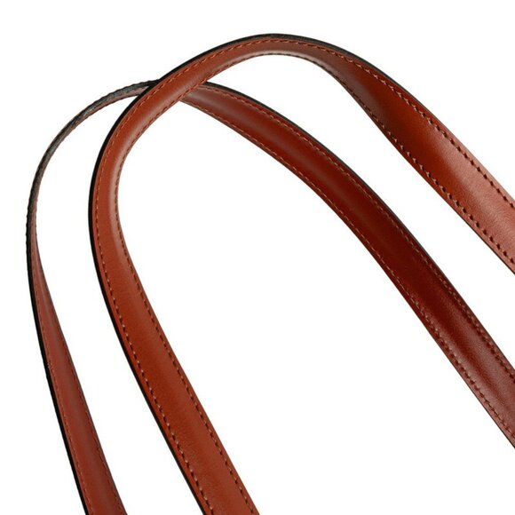 LOUIS VUITTON Authentic Brown Leather Shoulder Bag - Picture 6 of 10